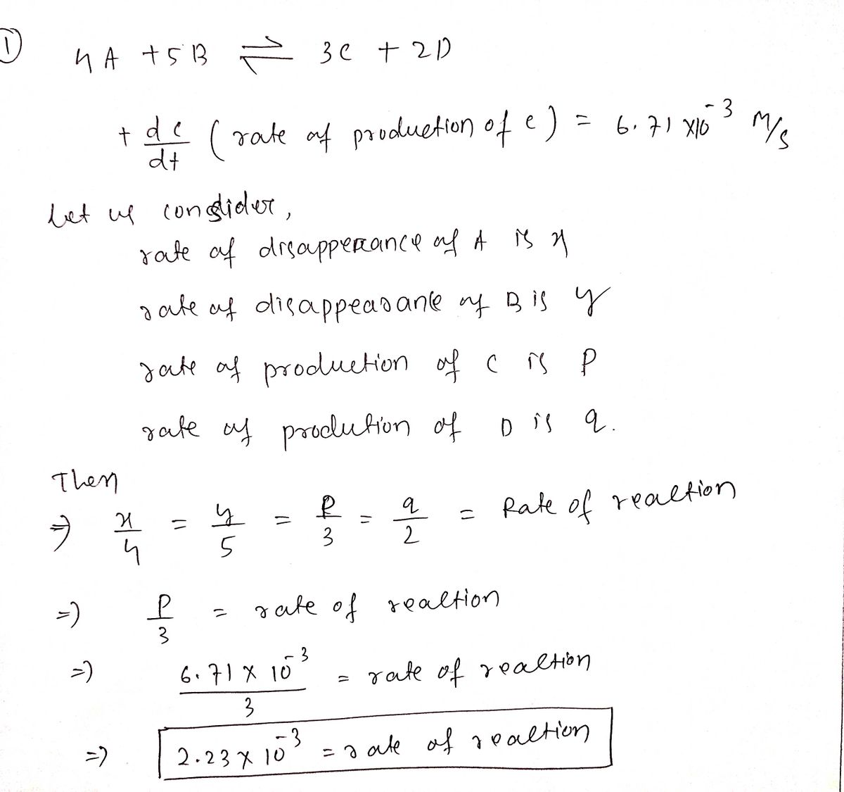 Chemistry homework question answer, step 1, image 1